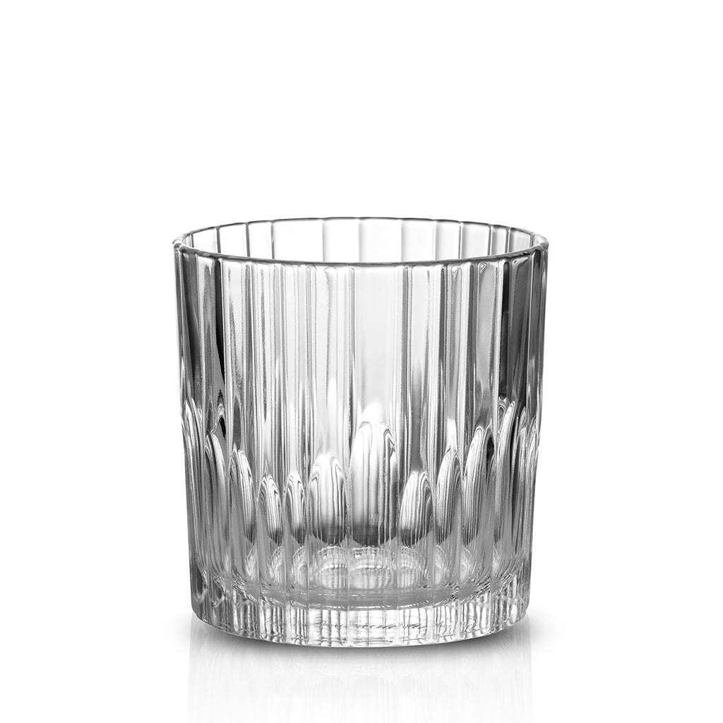 Manhattan Old Fashioned Glass by Duralex featuring a clear, classic design ideal for serving whiskey and cocktails.