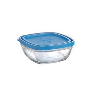 Duralex Freshbox Square Bowl with Lid Size: 5.5 inch, Package: Set of 1