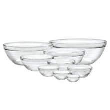 Duralex USA Le Gigogne® Stackable Clear Bowls Set Size: 9-piece Set Product Image 3