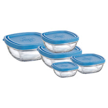 Duralex Freshbox Square Bowl with Lid Size: 5-piece Set, Package: Set of 5 Product Image 16