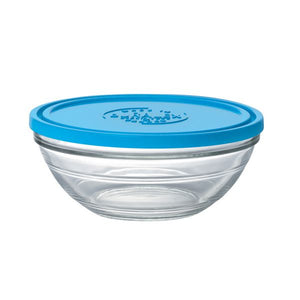 Duralex Freshbox Round Bowl with Lid Size: 2.5 quart