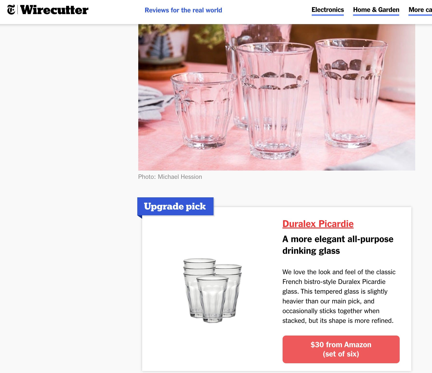 Wirecutter's Upgraded Choice: Picardie