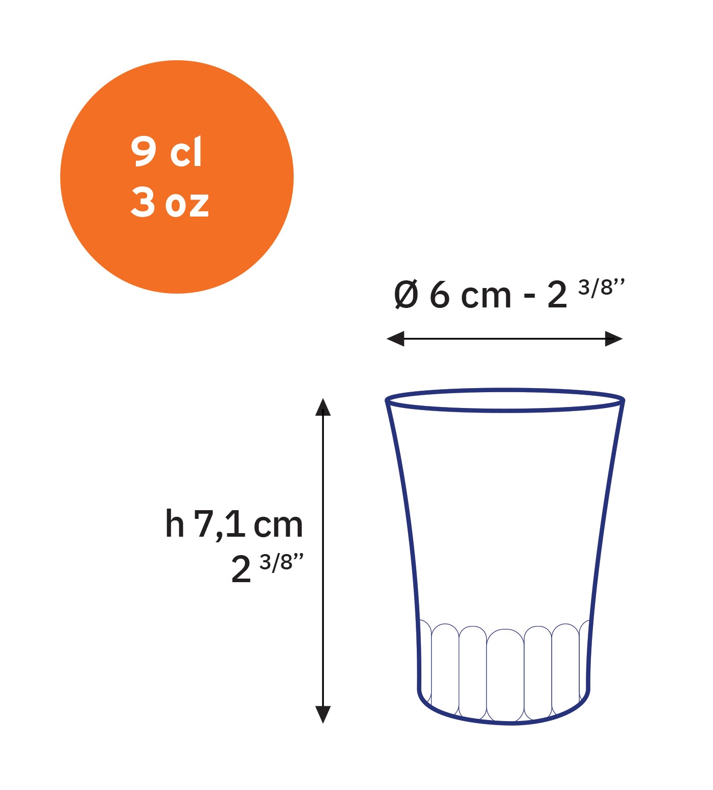 Amalfi Glass Tumbler - Set of 4