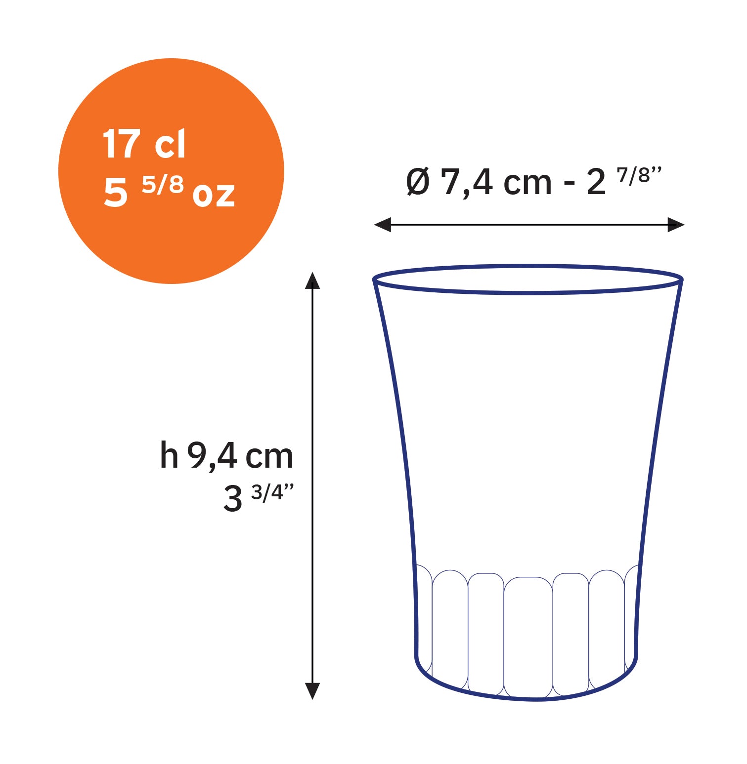 Amalfi Glass Tumbler - Set of 4