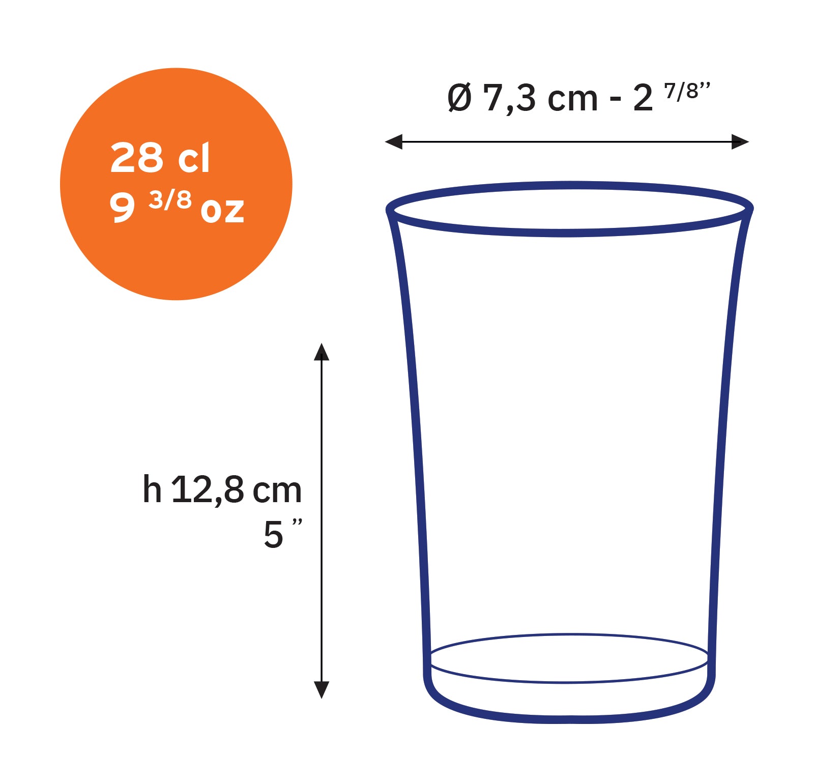 Lys Amber Glass Tumbler, Set of 6