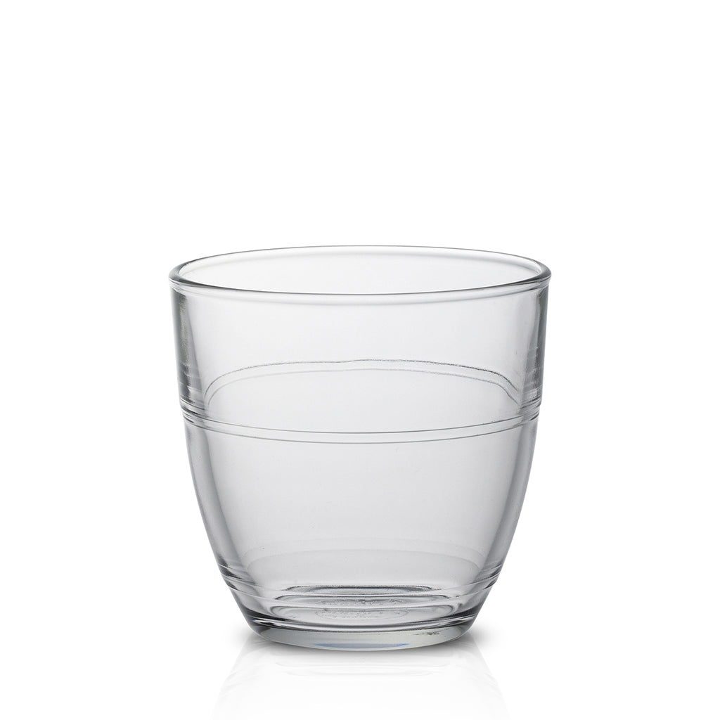 Duralex Le Gigogne® Glass Tumbler - Set of 6, showcasing a clear glass structure with a smooth finish suitable for serving drinks.