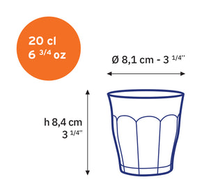 Duralex Le Picardie® Marine Glass Tumbler Le Picardie® Marine Glass Tumbler