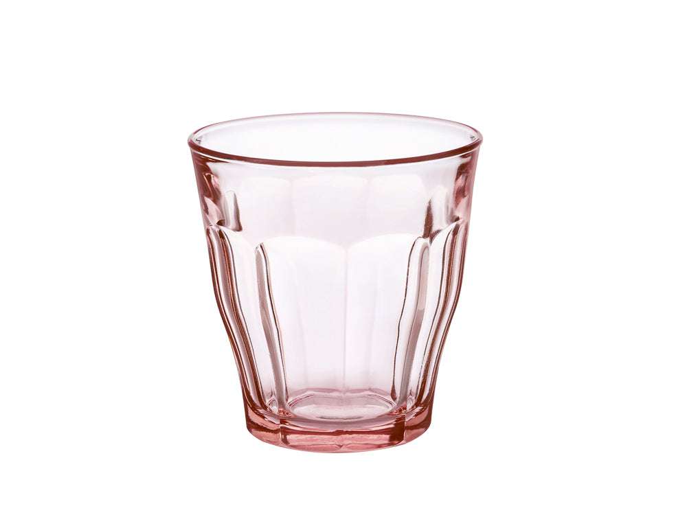 Blush Pink & Marine Glass Tumblers – Le Picardie® Set of 4