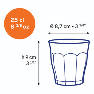 Duralex USA Le Picardie® Mix & Match Color Glass Tumbler Set 8.38oz, Set of 4 Le Picardie® Mix & Match Color Glass Tumbler Set 8.38oz, Set of 4