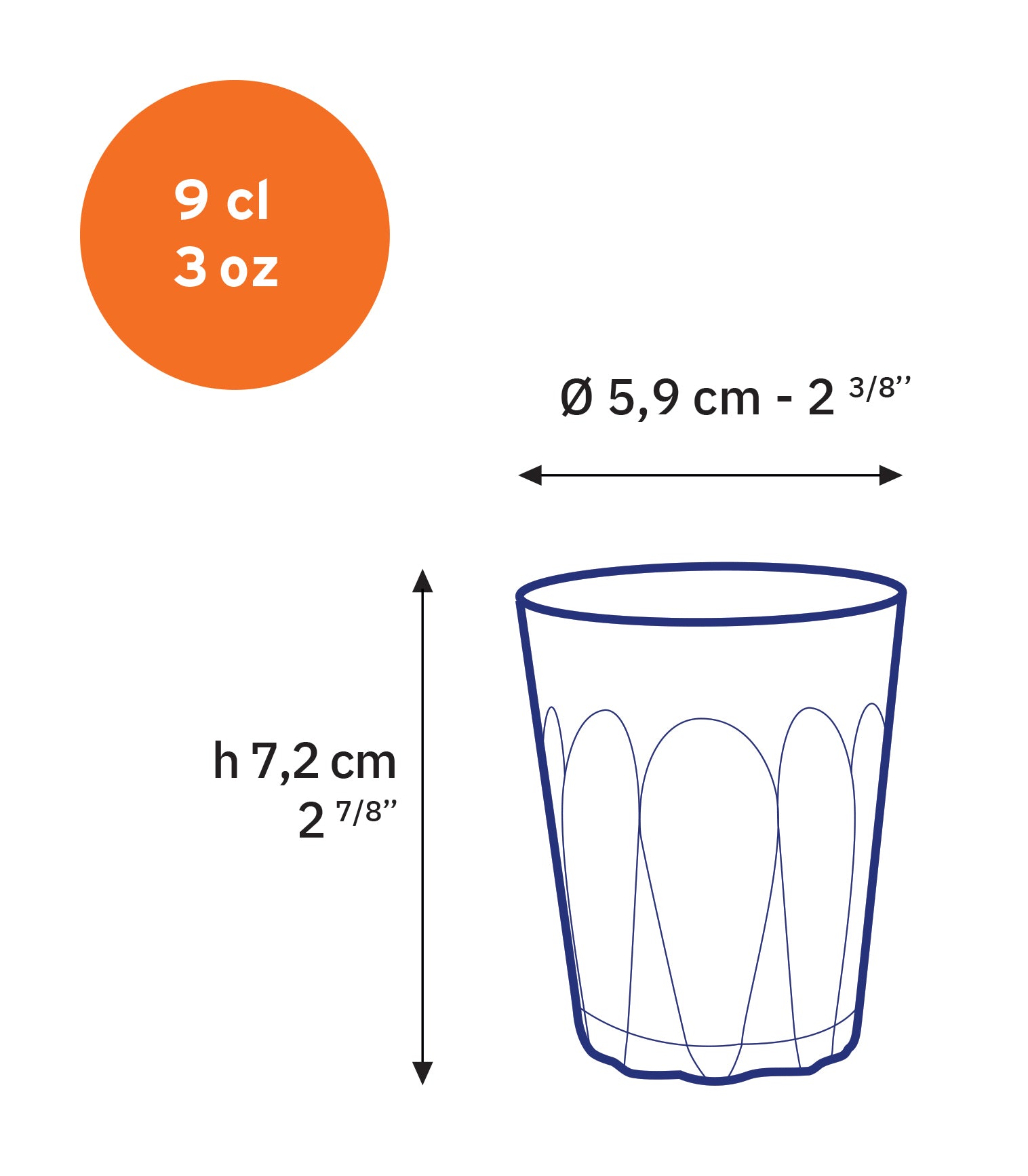 Provence Glass Tumbler, Set of 6