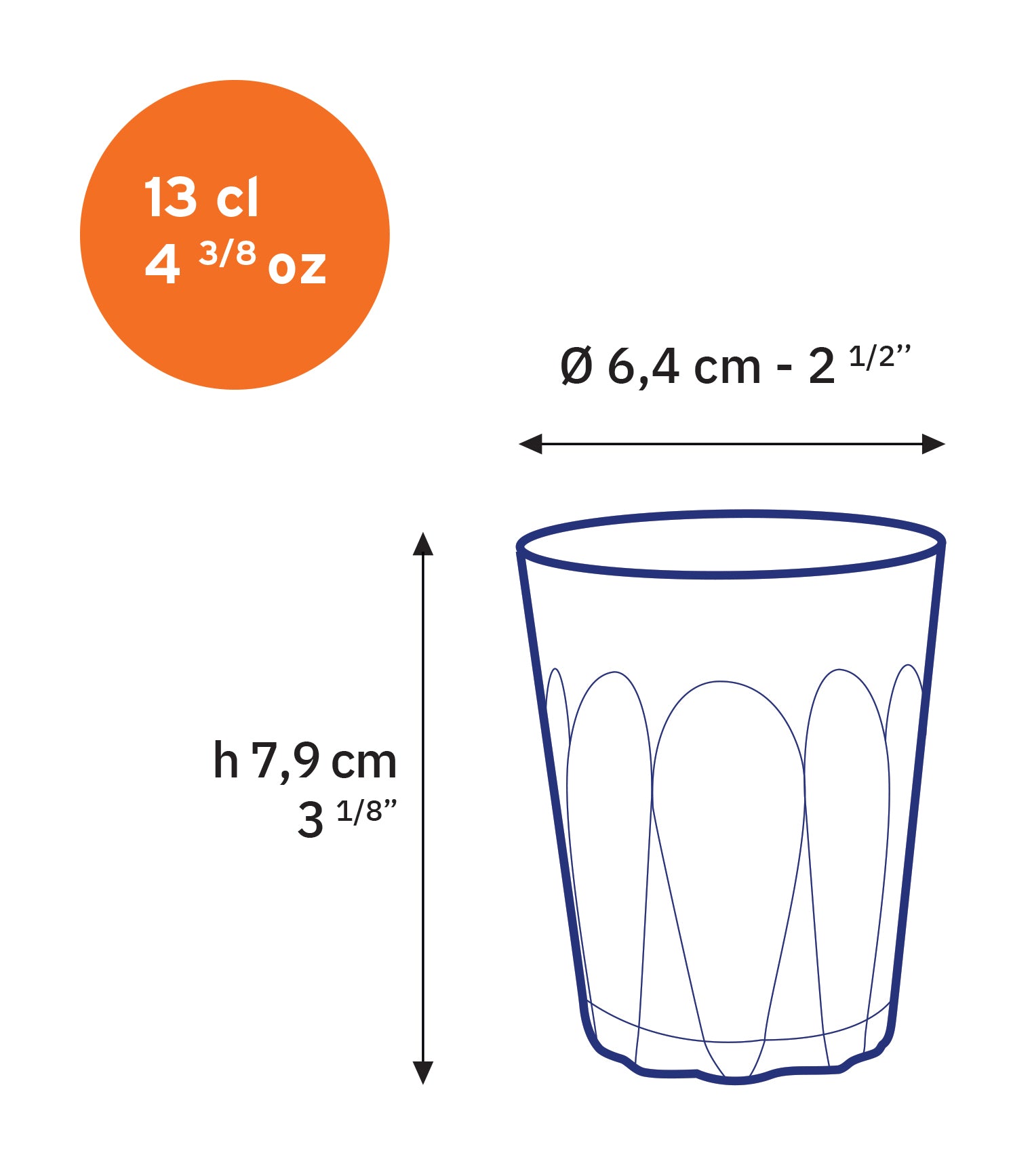 Provence Glass Tumbler, Set of 6