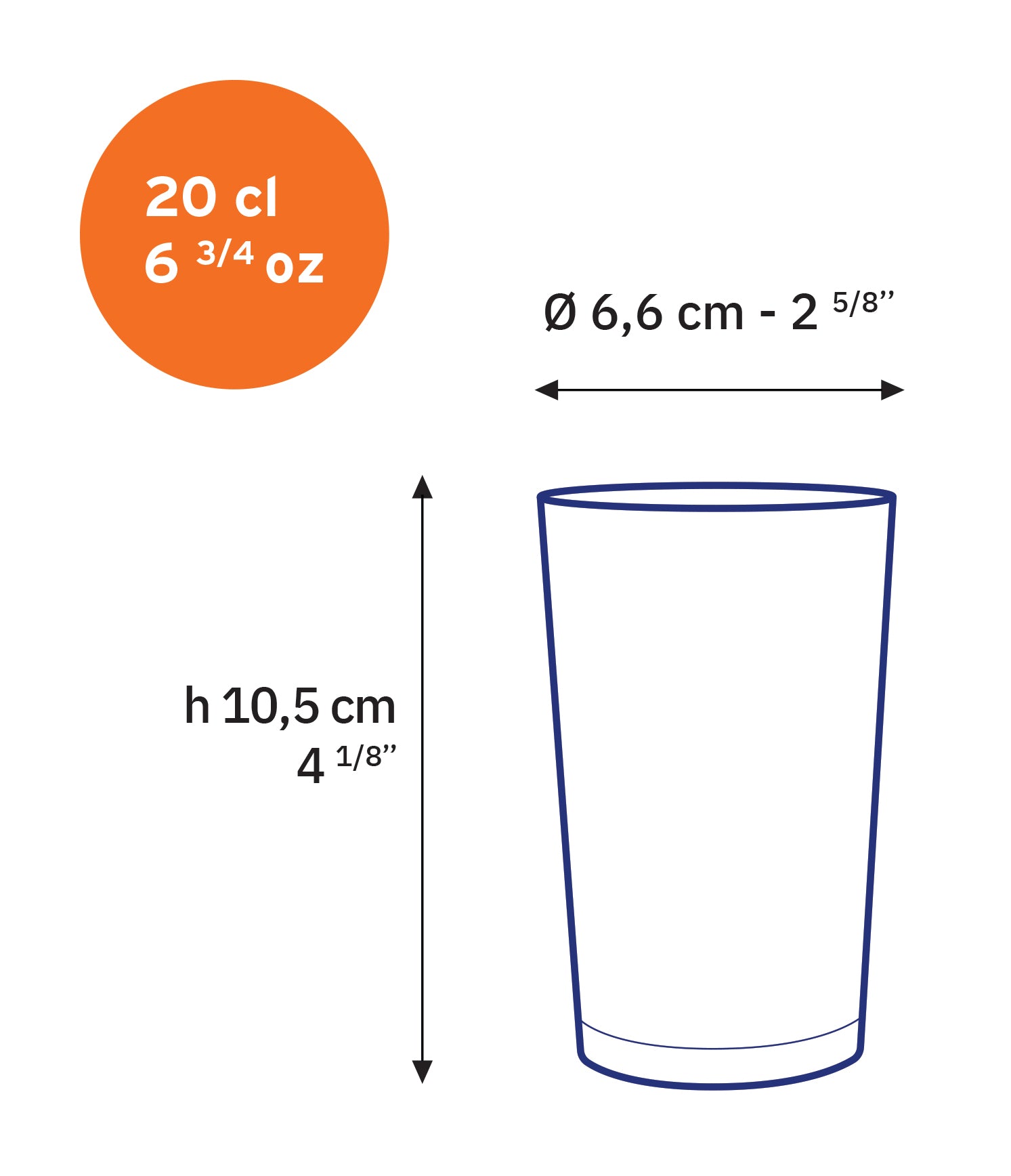 Unie Glass Tumbler, Set of 6