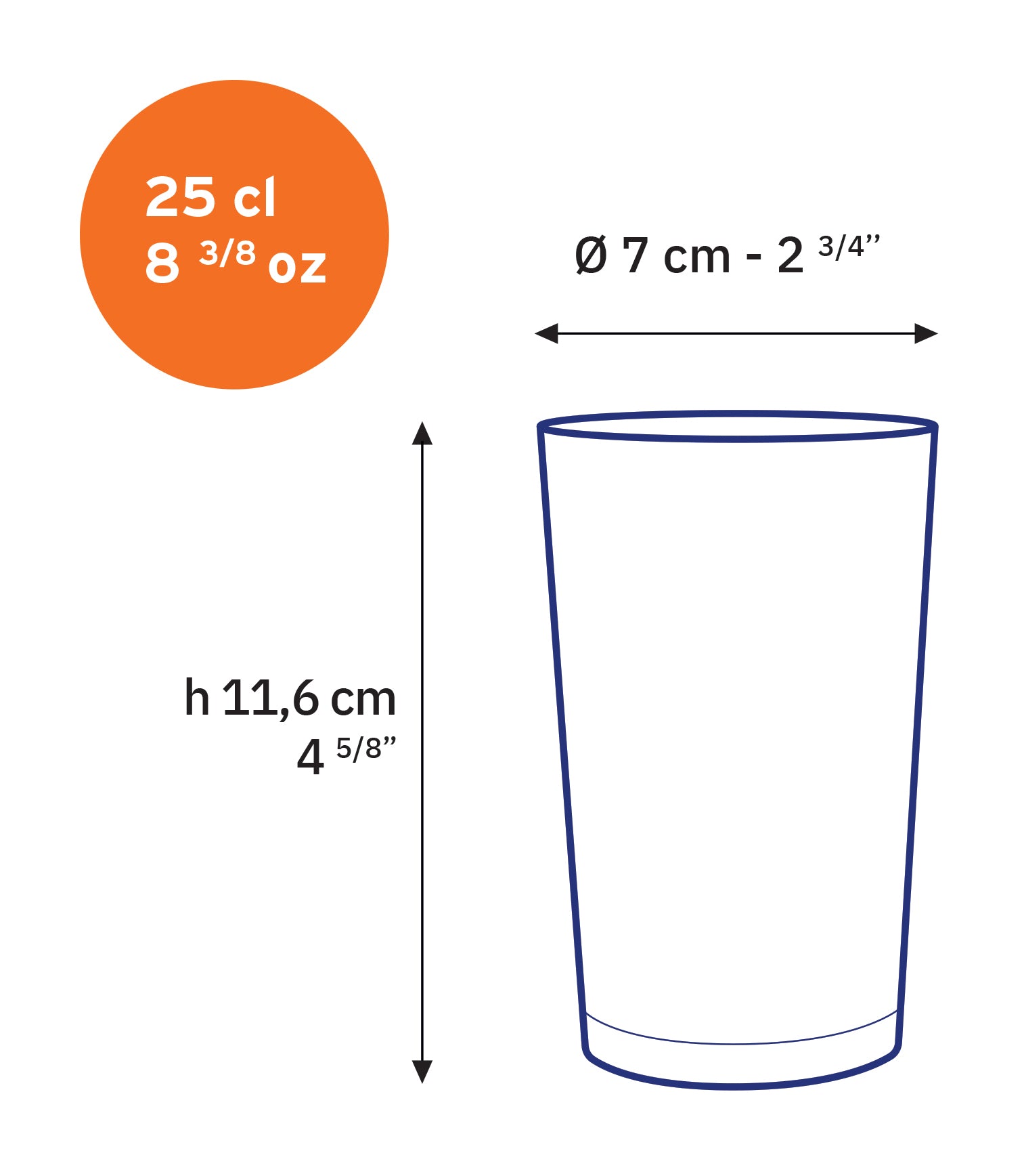 Unie Glass Tumbler, Set of 6
