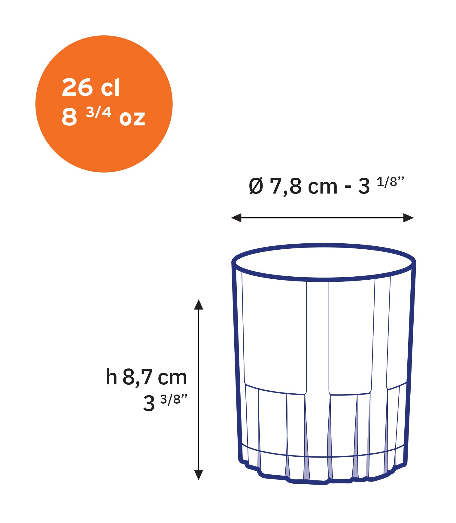 Jazz Glass Tumbler