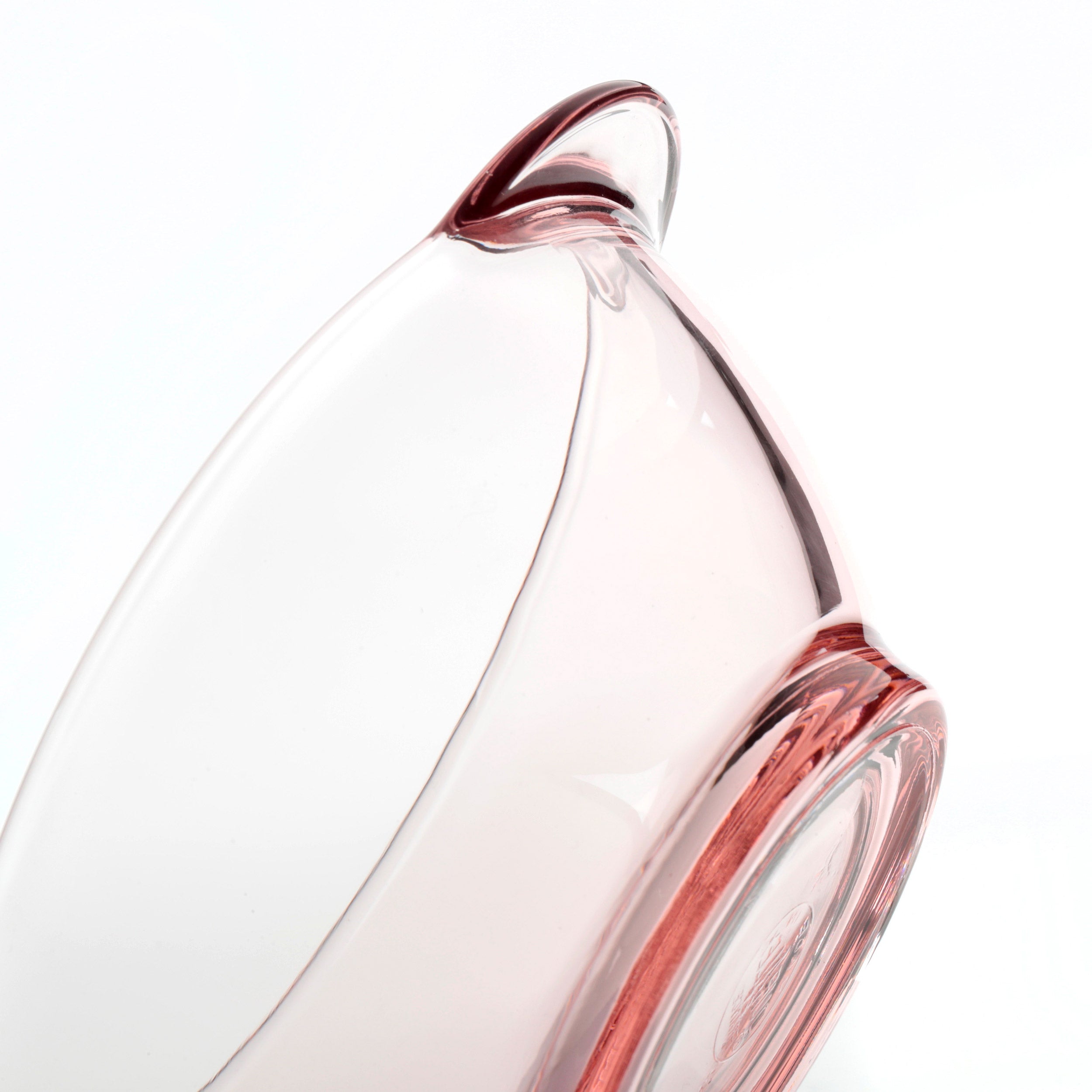 Lys Blush Glass Bowl with Handles - Set of 6