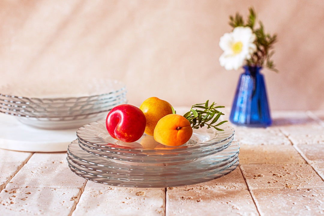 Le Picardie® Glass Dinnerware Soup Plate 9" Set of 6