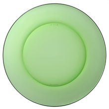 Lys Green Glass Dinner Plate 9.25", Set of 6 Product Image 2