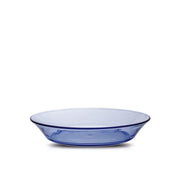 Lys Marine Blue Glass Soup Plate 7.625", Set of 6