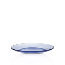 Lys Marine Blue Glass Dessert Plate 7.5", Set of 6 Product Image 1