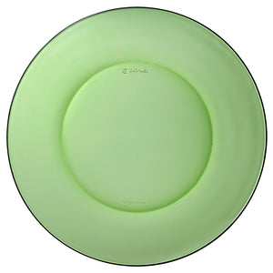 Duralex USA Lys Green Glass Dessert Plate 7.5", Set of 6 Lys Green Glass Dessert Plate 7.5", Set of 6