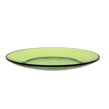 Lys Green Glass Dessert Plate 7.5", Set of 6 Product Image 1