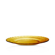 Lys® Amber Glass Dessert Plate 7.5", Set of 6