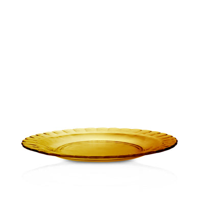 Le Picardie® Amber Glass Dinner Plate 9”, Set of 6