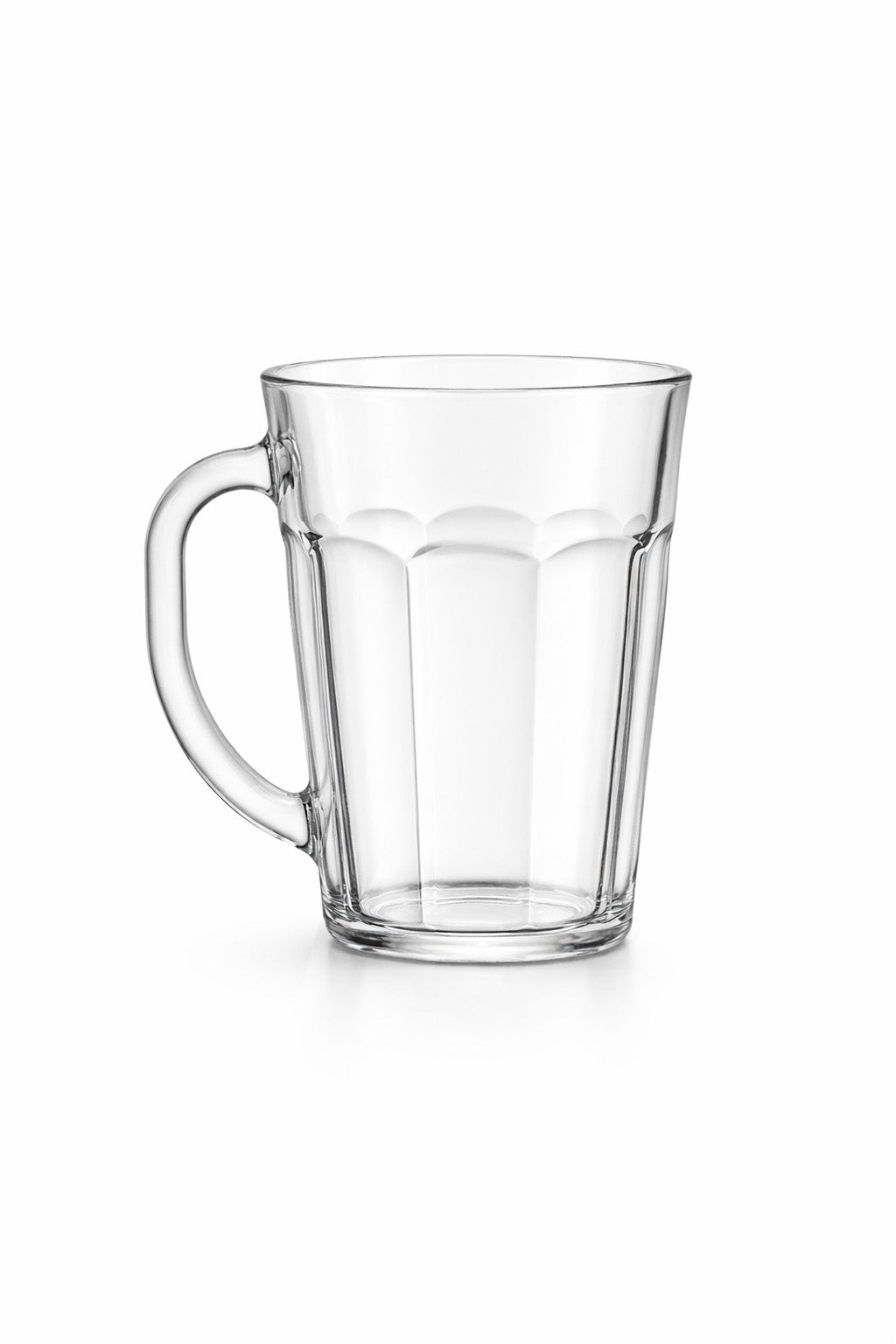 Le Picardie® Clear Glass Mug with Handle - Set of 6