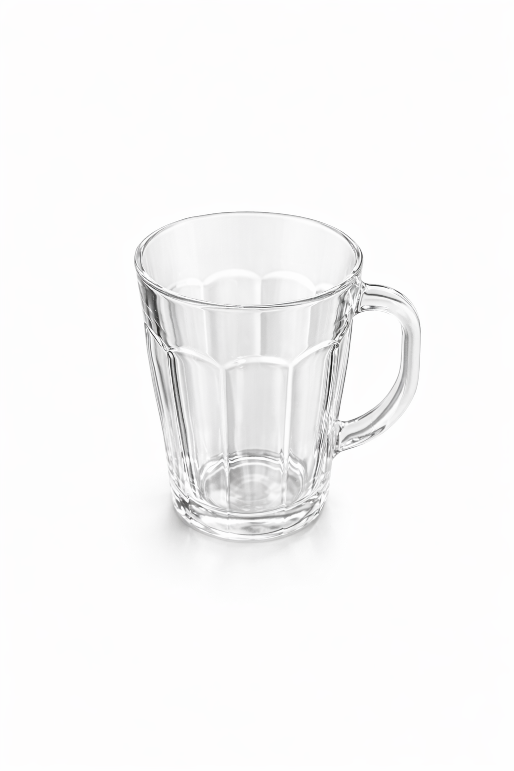 Le Picardie® Clear Glass Mug with Handle - Set of 6
