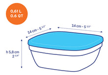 Freshbox Glass Square Bowl Product Image 9