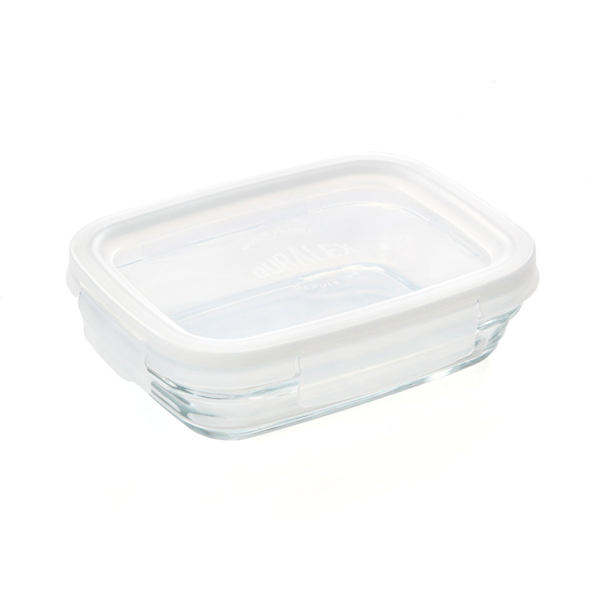 Freshbox Locking Lid Rectangle Glass Storage Sets - White Lid
