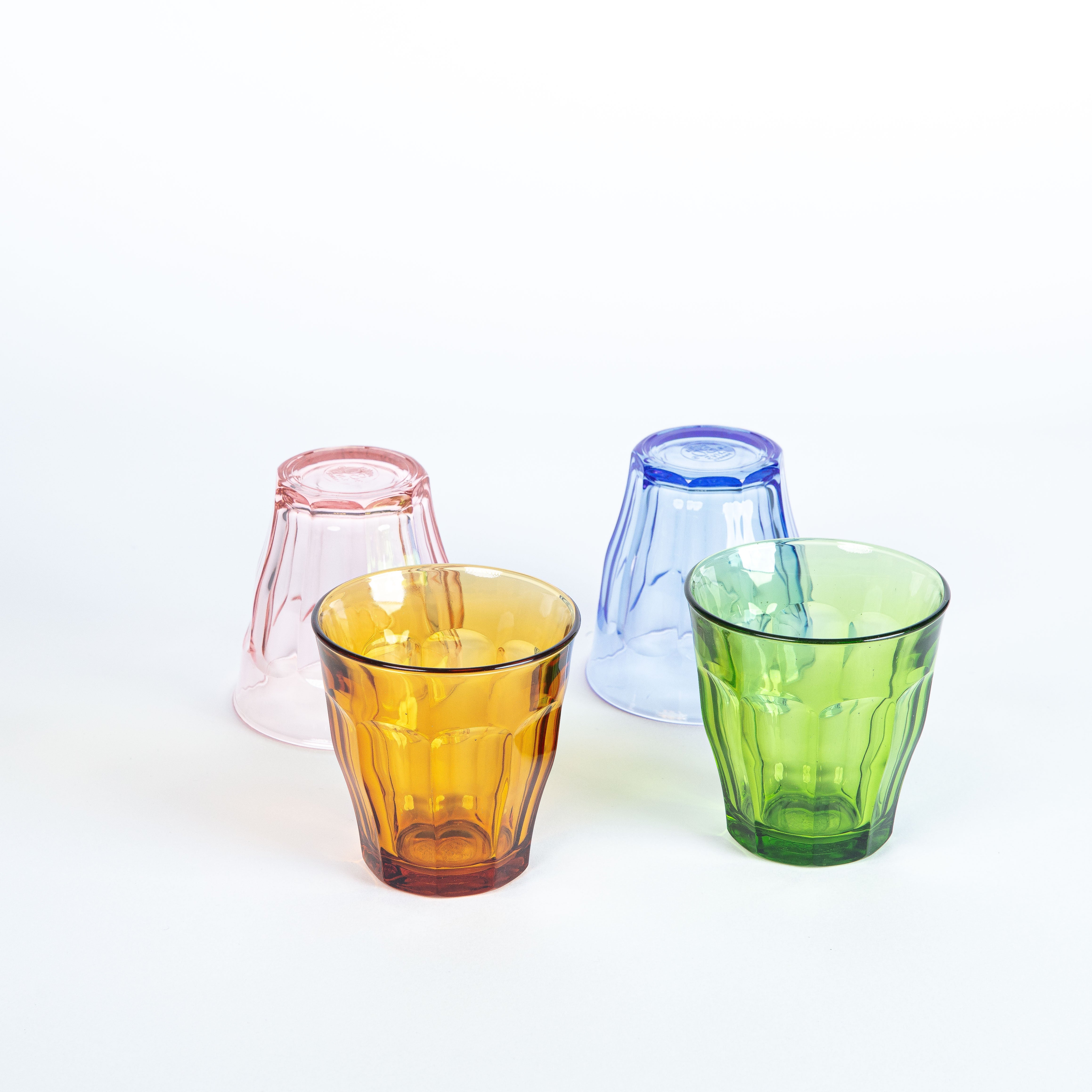 Le Picardie® Anniversary Mixed Color Glass Tumblers - Set of 4