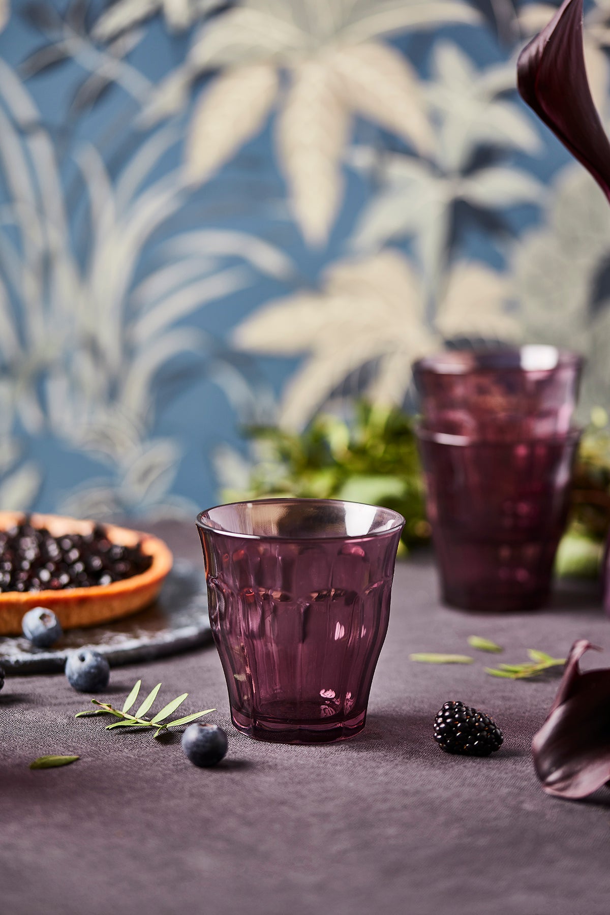 Plum Glass Tumblers – Le Picardie® Set of 4 | Duralex USA