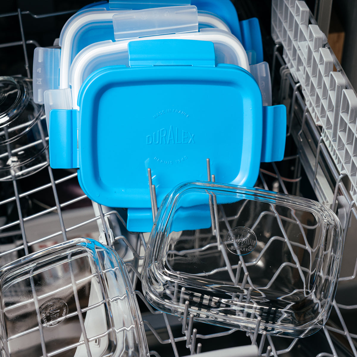 Freshbox Locking Lid Rectangle Glass Storage Sets - White Lid