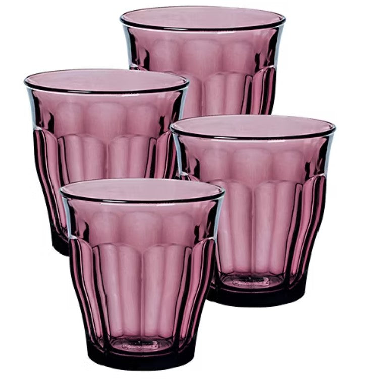 Plum Glass Tumblers – Le Picardie® Set of 4 | Duralex USA