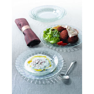 Duralex Le Picardie® Dinnerware Dinner Plate 10.25" Set of 6 Lifestyle