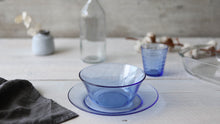 Lys Marine Blue Glass Soup Plate 7.67", Set of 6 Product Image 4