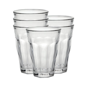 Verres à eau Duralex Hexagone - 260 ml - 6 pièces