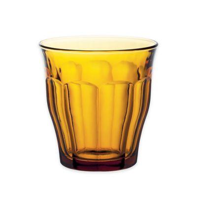 Duralex Amber Glass Tumbler Set of 6