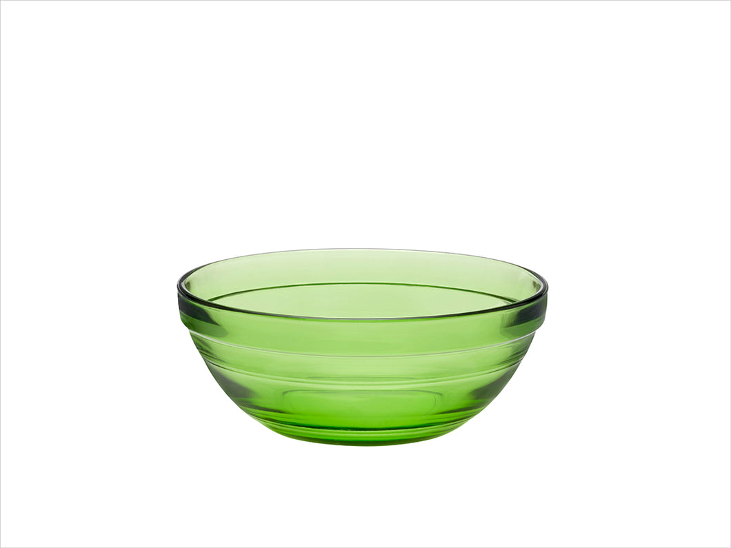 Duralex Le Gigogne® Green Stackable Glass Bowl 