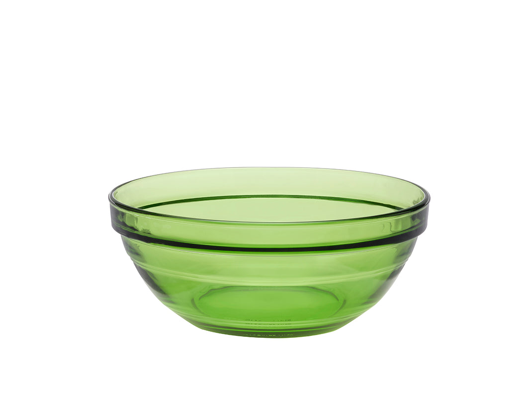 Duralex Le Gigogne® Green Stackable Glass Bowl 