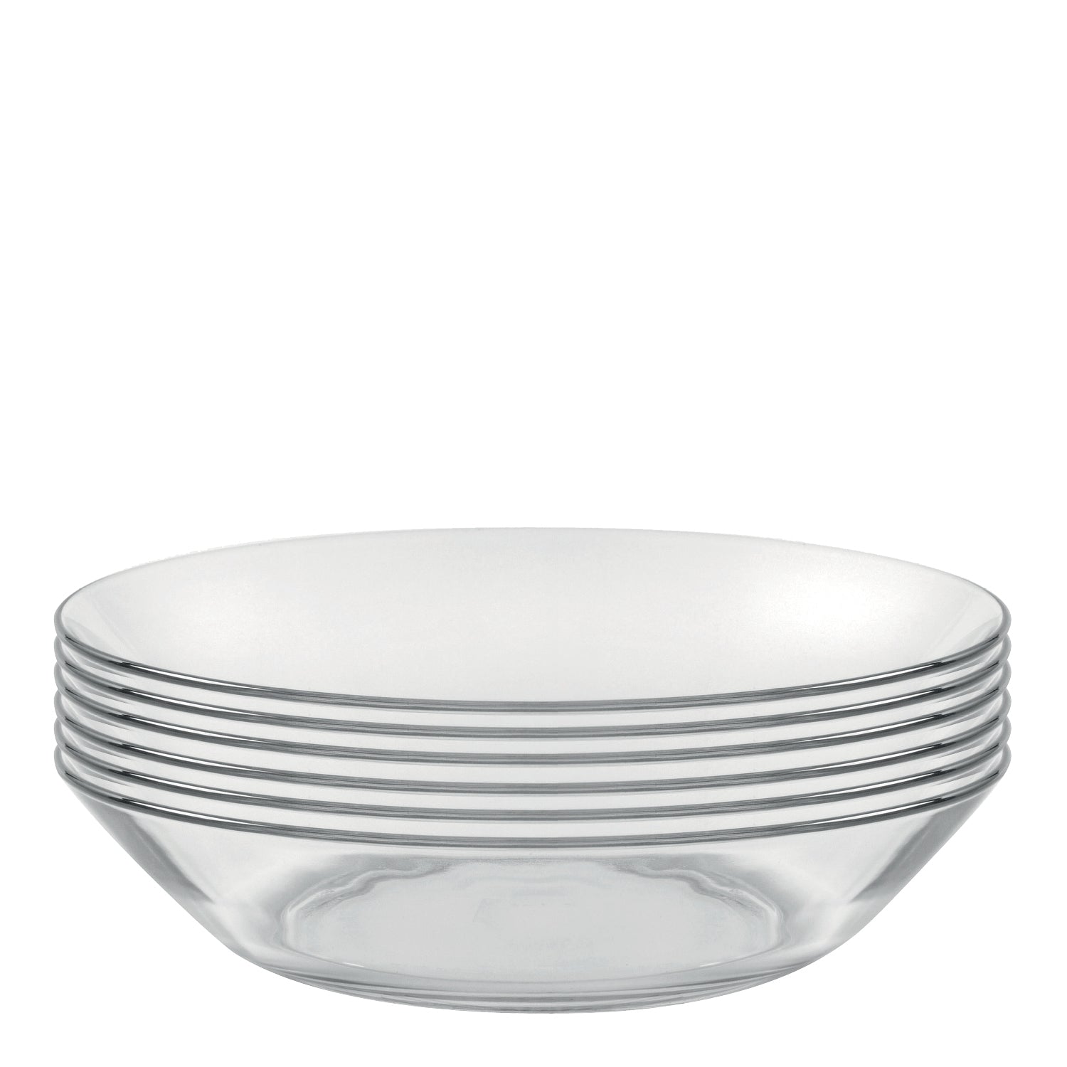 Lys - Set de 12 platos en vidrio transparente, Tienda online Duralex®