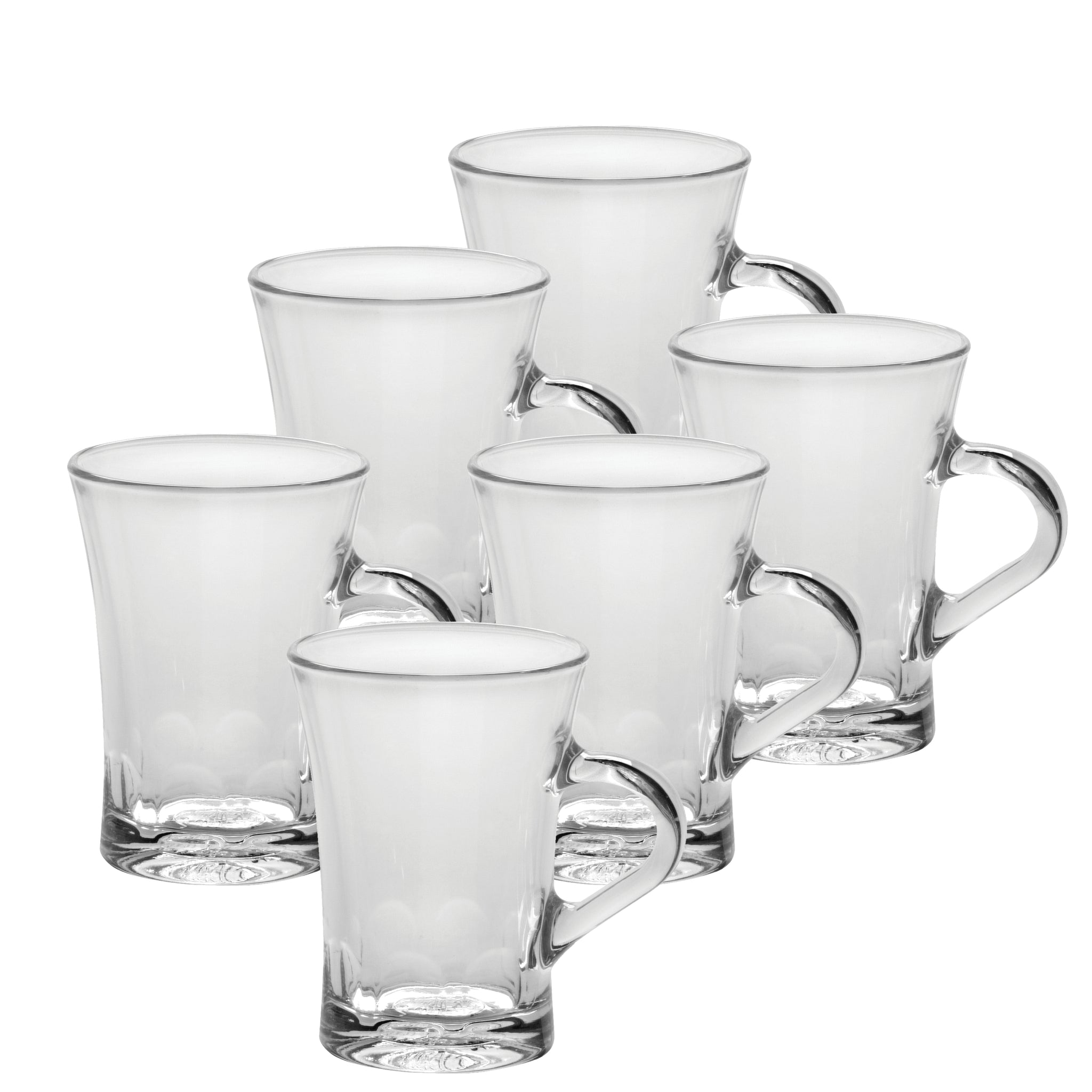 Duralex Amalfi 5.63 oz. Glass Espresso Mug - 6/Pack