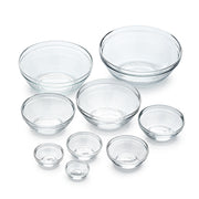 Le Gigogne® Clear Stackable Glass Bowl Set, Set of 9