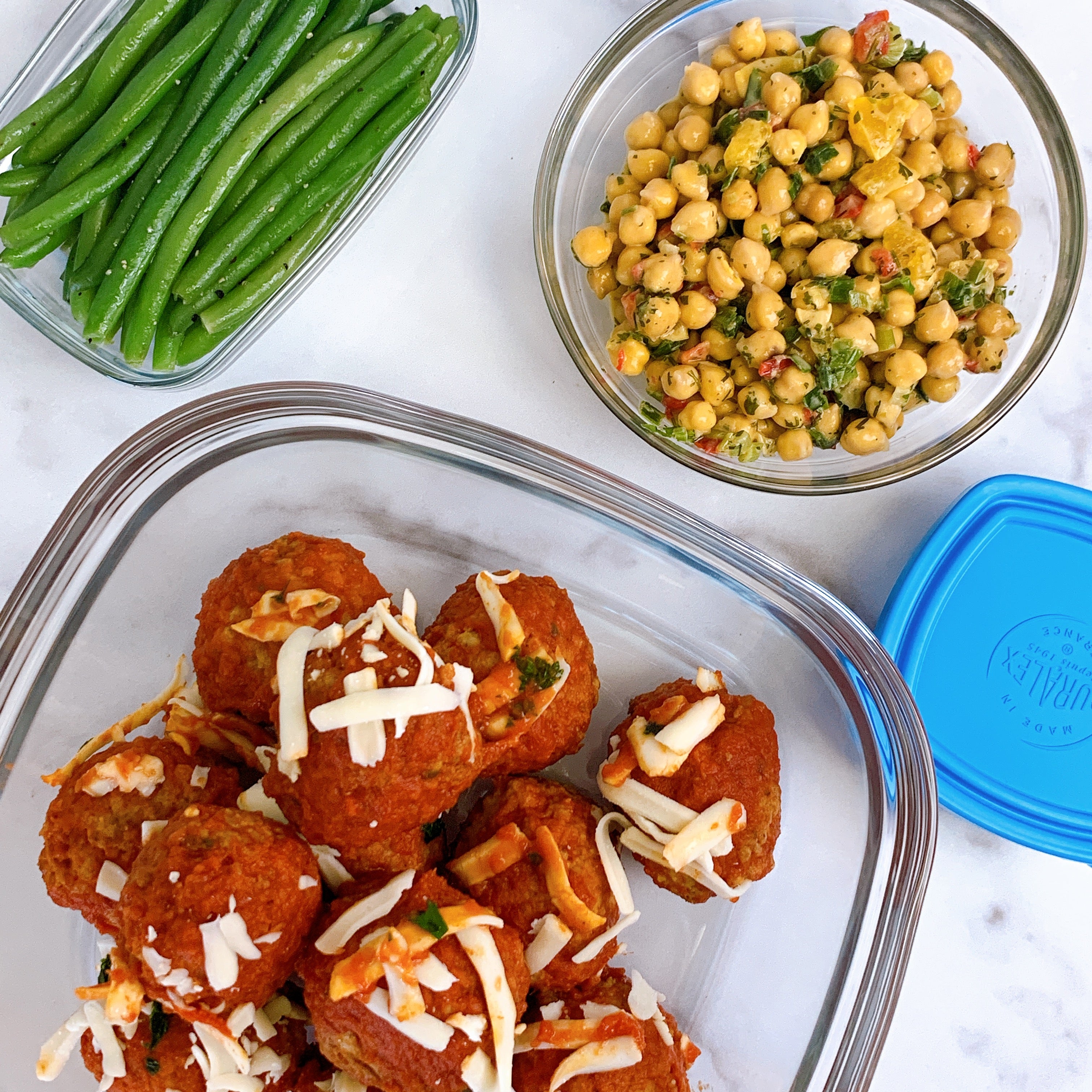 Freshbox Glass Square Bowl