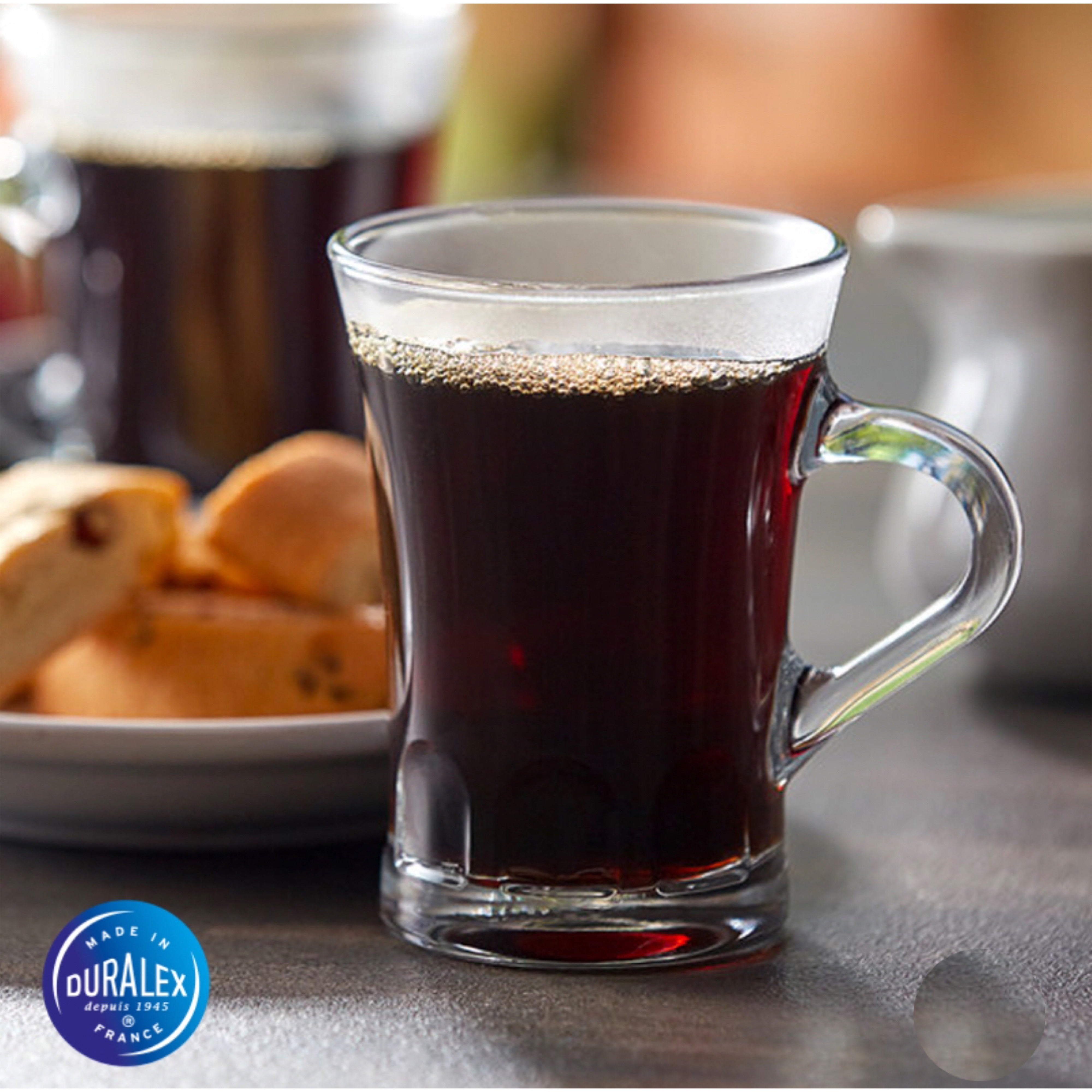 Amalfi Glass Espresso Mug, Set of 6