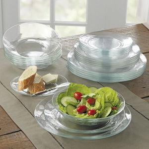 Duralex Lys Glass Dinnerware Dinner Plate Lifestyle