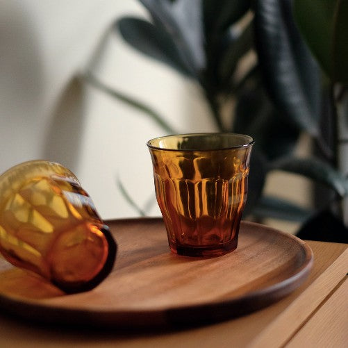 Le Picardie® Amber Glass Tumbler, Set of 6