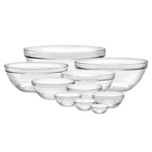 Duralex USA Le Gigogne® Stackable Clear Bowls Set Size: 10-piece Set Product Image 4