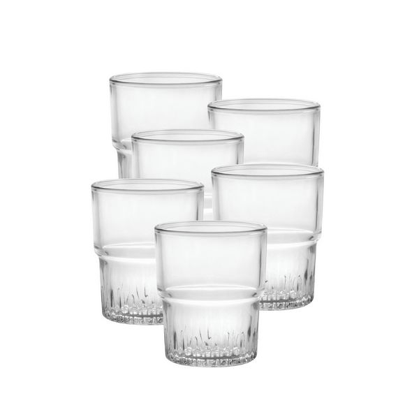 Empilable Stackable Glass Tumblers - Set of 6 - Thumbnail 2